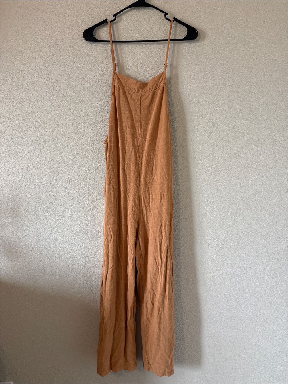 Women's Wide-Leg Jumpsuit in light mustard